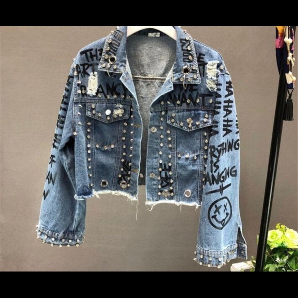 Unique denim jacket